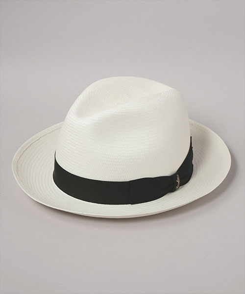 FINE MIDDIUM BRIM 140338 WHITE x BLACK 57